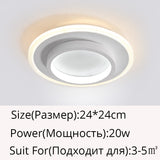 Modern Aisle LED Ceiling Lamp For Corridor stairs Entrance Attic Square indoor Lighting Minimalist Style Lights Kitchen Fixtures
