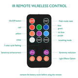 4pcs Car Interior LED RGB Strip Light Styling Decorative Atmosphere Lamps USB Wireless remote control music atmosphere foot lamp