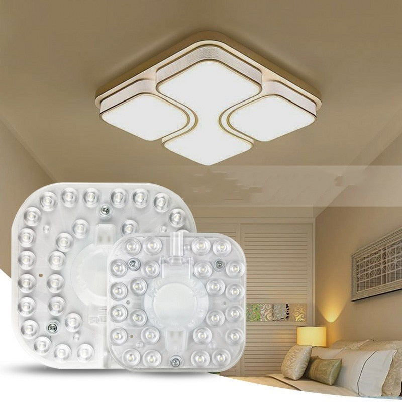 2022 LED Panel Circle Ring Light SMD2835 12W 18W 24W 36W LED Round /Square Ceiling decoration Ceiling Lamp AC 220V downlight