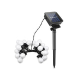 2.5m 5m Solar Outdoor Lights Garland With 10/20 LED Globe Bulbs Fairy Lights Terrace Courtyard Solar Garden Light String Bulbs