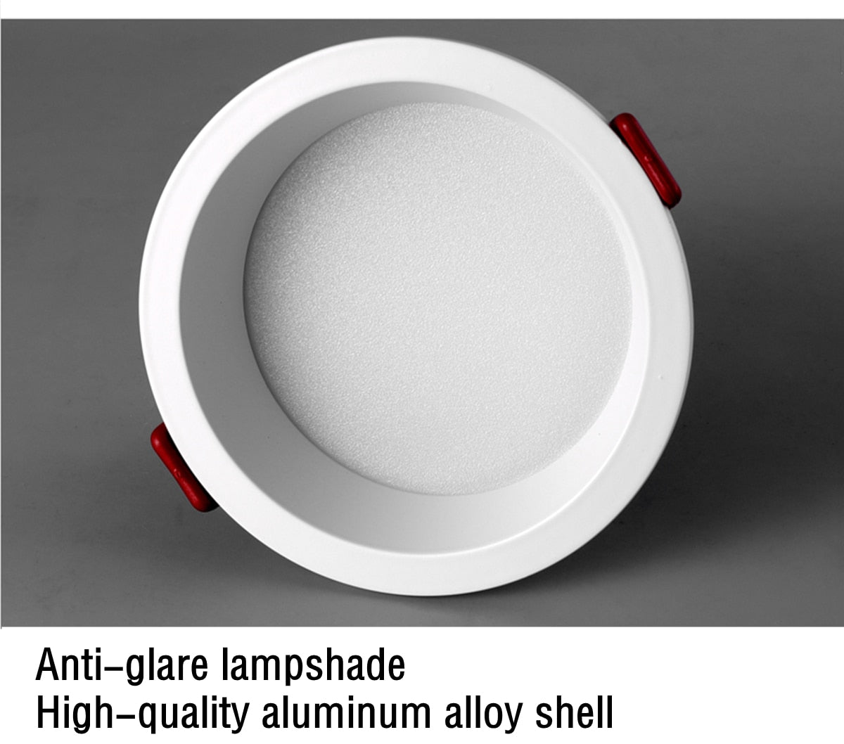 Recessed LED Downlight Anti-glare Black/White Dimmable LED Ceiling Light Bedroom Kitchen Tri-color Light LED Spotlight