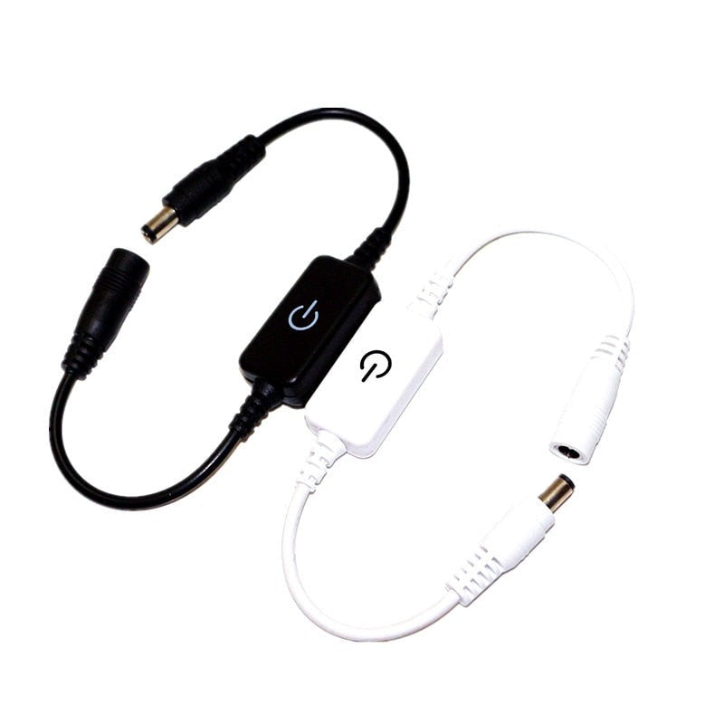 LED Strip Touch Dimmer Brightness Control LED Dimmer Switch 1keys Dimmer 12V-24V Light Switch Adjustment 3528 5050 5630