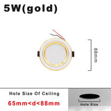 5W 9W 12W 15W 18W White/Warm white LED Spot Lighting Led Bulb For Bedroom Kitchen Diningroom LED Downlight Round Recessed