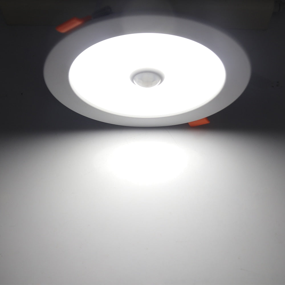 LED Recessed Downlight PIR Motion Sensor LED Ceiling Lamp Downlight Light 3W 5W 9W 18W 220V Smart Spot Led Downlight