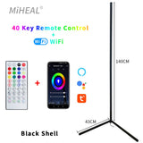 RGB LED Floor lamp Indoor Home Decoration Modern Corner Floor Lamp Living Rome Art Decor Atmospheric Standing Stand Lighting