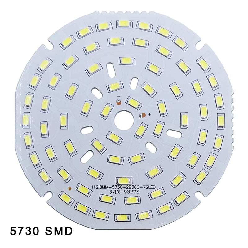 5pcs/lot LED SMD Chip 3W 7W 12W 18W 24W 36W 5730 Brightness Light Board For led bulb led downlight