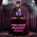 8 Inch sound control Magic Plasma Ball Lamp LED Night Light Atmosphere Touch Glass Plasma Light Christmas Party Decor Lighting