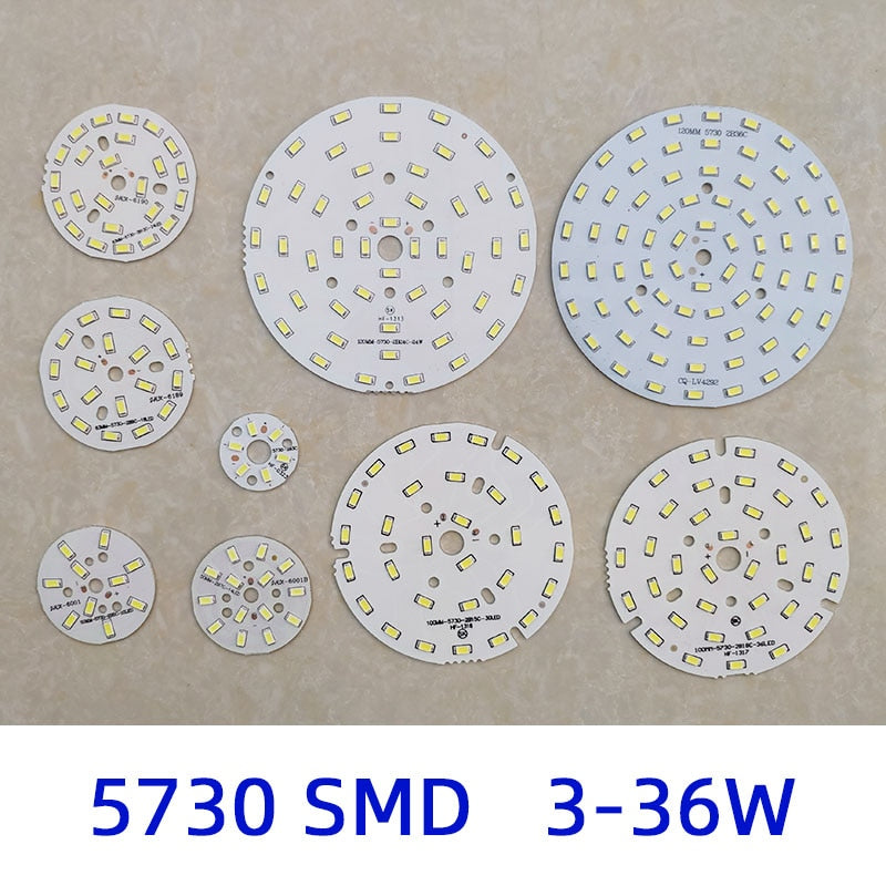 LED SMD 5730 Chip 3W 5W 7W 9W 12W 15W 18W 24W 36W bead Brightness Light Board For led bulb led downlight led spotlight