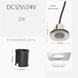 LED Outside Led Ground Spot 12V 24V RGB Low Voltage Landscape Lighting Recessed Garden Terrace Lamp Waterproof Outdoor IP68