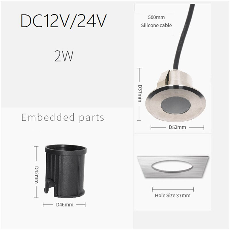 LED Outside Led Ground Spot 12V 24V RGB Low Voltage Landscape Lighting ...