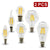  E27 E14 Retro Edison LED Filament Bulb Lamp AC220V Light Bulb C35 G45 A60 ST64 G80 G95 G125 Glass Bulb Vintage Candle Light