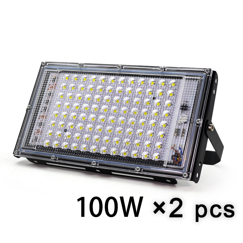 Foco Led Hd Focos LED Spotlight 50W 100W AC 220V Refletor LED Spot Flood Light Gar ...