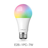 FrankEver A19 Wifi Smart Light Bulbs LED WiFi Dimmable Wireless E26 E27 Lamp Compatible with Alexa Google Home Smart Household