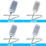 28 LEDs Super Bright Book Light DC5V USB Reading Night Lights Flexible Table Lamp  For Power Bank Laptop Notebook PC Computer