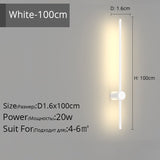 Simple Black White New Modern LED Wall Lights Living Study Room Bedroom Bedside Corridor Aisle Parlor Hall Lamps Indoor Lighting