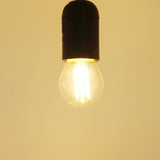 Retro G45 LED 2W 4W 6W Dimmable Filament Light Bulb E27 E14 COB 220V Glass shell Vintage Style Lamp