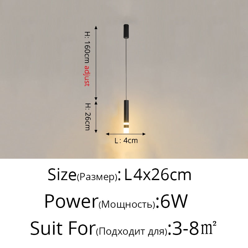 Novelty Nordic Led Pendant Lights For Living Room Bedroom Bedside Bar Wall Decor Lighting Geometry Hanging Lamps Kitchen Fixture