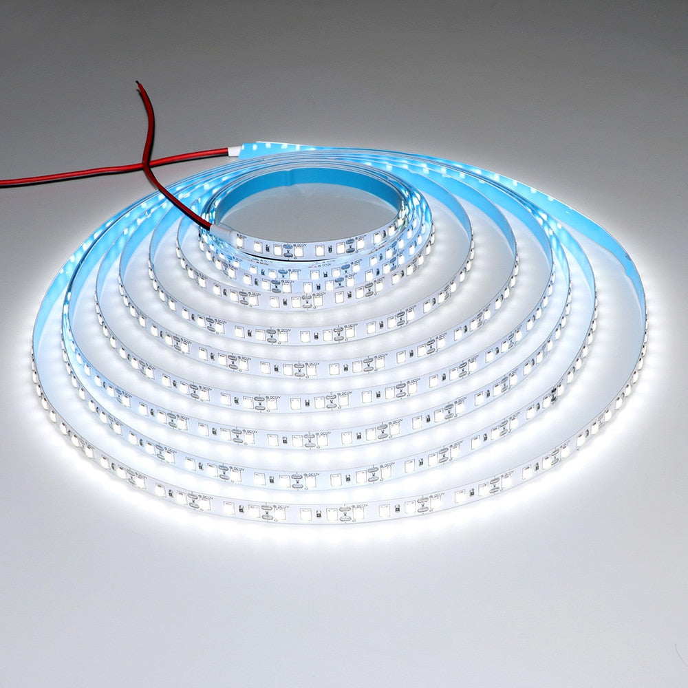 LED Strip 2835 DC12V 24V 120LEDs/m Home Lamp Strip Red Ice Blue Green Yellow Pink Flexible And Cuttable Soft Lamp Bar