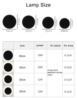 35/30/20CM LED Indoor Wall Lamp Living Room Decoration Bedside Light Home Lighting Fixture Loft Stair Light Round Aluminum Lamp