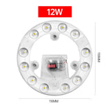 Led Panel Board Round Led Module Ceiling Lights Dimmable Panel 220V replacement Led For circle Lamp Ceiling Fan light magnet fix