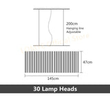 Modern LED Chandelier lighting living room Novelty Art Pendant Lamps office fixtures Nordic Dining room Bar Hanging Lights