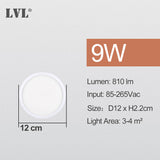 Led Panel Light 6W 9W 13W 18W 24W Surface Ceiling Downlight AC85-265V Round Ceiling Lamp For Indoor Home Lighting