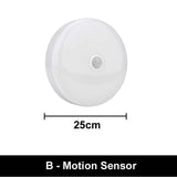 Bedroom Bathroom Ceiling Light Waterproof Motion Sensor Lamp Wall Surface Led Ceiling Light Square Round Panel Indoor Lighting