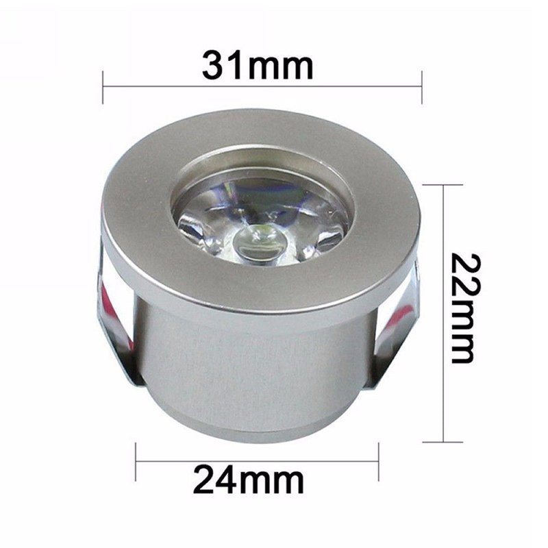 1W /3W LED LED Mini Spotlight Lamp White/Warm White AC 85-265V Mini Surface Mounted Light Led Downlight Jewelry Cabinet Lamp