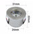 1W /3W LED LED Mini Spotlight Lamp White/Warm White AC 85-265V Mini Surface Mounted Light Led Downlight Jewelry Cabinet Lamp