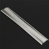 10Pcs Aluminum Welding Wires 3MM  Low Temperature Melt Sodering Flux Welding Rods Solution Welding Flux-Cored Rods Metalworking
