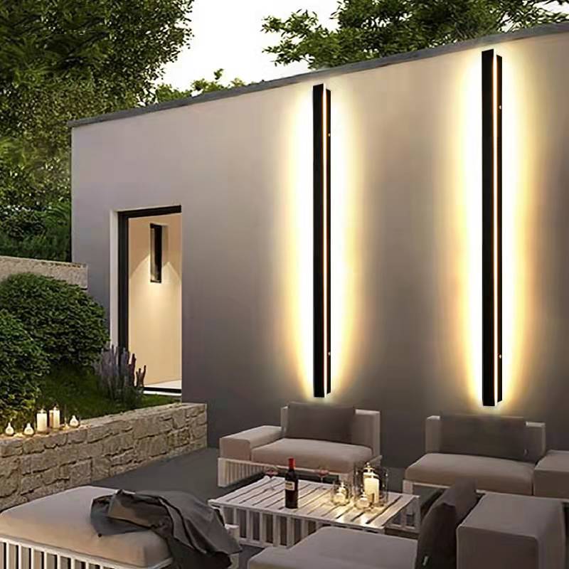Waterproof LED long wall lamp, modern, ip65, outdoor lighting, garden, villa, balcony, lamp, decorative, 110 v,220v