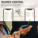 Bluetooth-Compatible Colorful Spot LED Ceiling Lamp Recessed Round Light Smart Home Luminaire RGB Dimmable Downlight 110V 220V