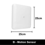 Bedroom Bathroom Ceiling Light Waterproof Motion Sensor Lamp Wall Surface Led Ceiling Light Square Round Panel Indoor Lighting