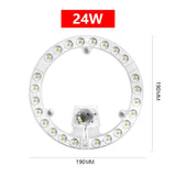 Led Panel Board Round Led Module Ceiling Lights Dimmable Panel 220V replacement Led For circle Lamp Ceiling Fan light magnet fix