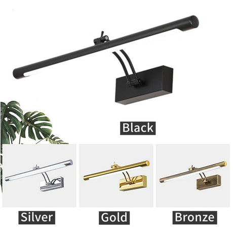 Modern LED Bathroom Wall Lamp Waterproof Stainless Steel L40/55/70CM Indoor Mirror Sconce Vanity Wall Lights Fixture With Switch