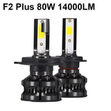 80W 14000LM Car Haedlight H4 H7 H1 LED H8 H9 H11 4300K 5000K 6500K 8000K 25000K Auto fog Light 80W 16000LM 12V LED Bulb