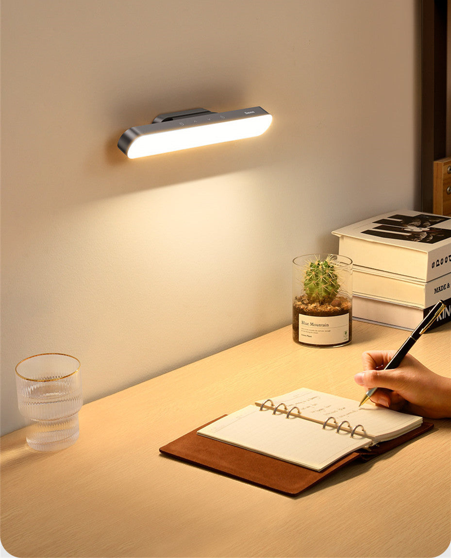 Hanging Magnetic LED Table Lamp, Dimming Desk Lamp Rechargeable Cabinet Light For Bedroom Kitchen