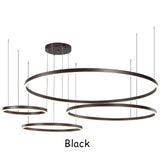 Modern Led Pendant Lights Gold Black Coffee Chandeliers room decor for Bedroom Dining Room Living Room Luxury Home Decoration