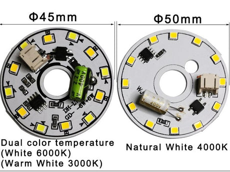 LED Bulb Lamp Chip 3W 6W 12W 18W AC 220V 240V  Smart IC No Need Driver DIY Natural White For led downlight led Spotlight beads