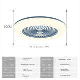 Smart Ceiling Fan Lamp With LED Light and Remote Control Chandelier Electric Roof Fans lighting Living Room 220 v Bedroom Home