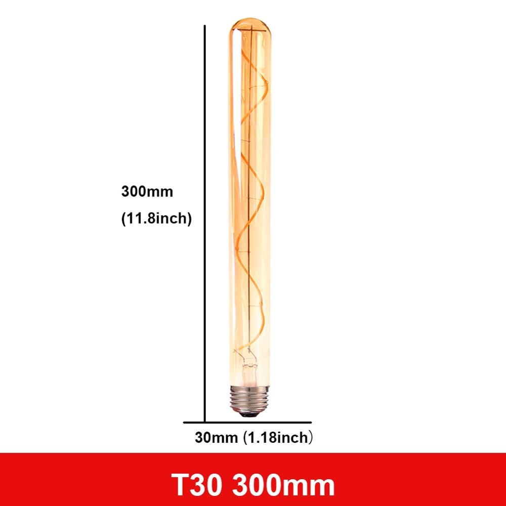 E27 LED Bulb 220V Dimmable Vintage Spiral LED Filament Light Bulb A19 4W Retro Incandescent Decoration Led Lighting Lamp Ampoule