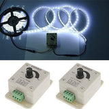 Manual LED Dimmer PWM Controller 12V-24V DC 8A Brightness Controller Light Strip Controller