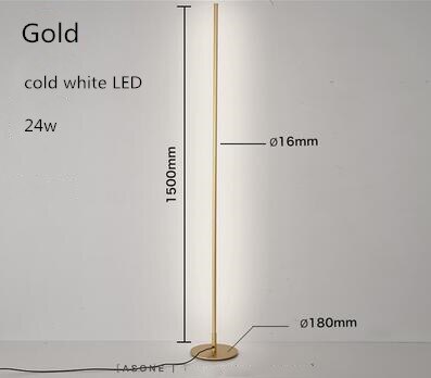 Modern Nordic simple creative living room floor lamp LED lamp metal lamp floor lamp Nordic simple creative bracket LED Black