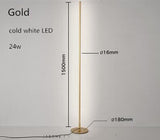 Modern Nordic simple creative living room floor lamp LED lamp metal lamp floor lamp Nordic simple creative bracket LED Black