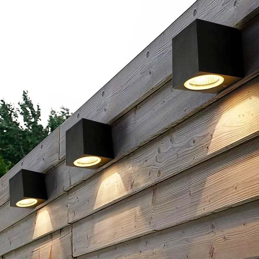 3W/6W LED Aluminum Wall Lamp Porch Light Wall Sconce Square Outdoor Waterproof Wall Light Garden Lights Modern wall lights BL33