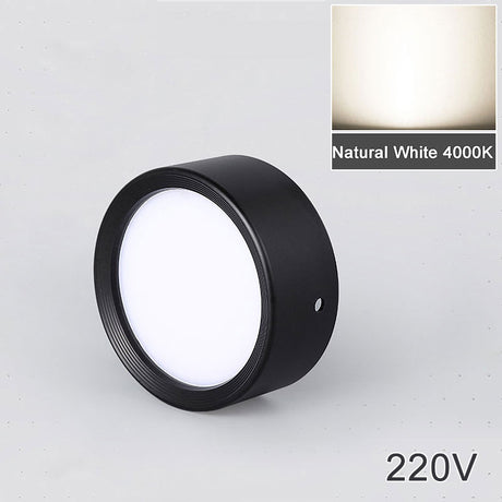 Surface Mounted LED Downlight 5W 7W 9W 12W 15W 18W 220V Ceiling Lamps Ultra Thin Driverless LED Spot Lights Book Rack Lighting