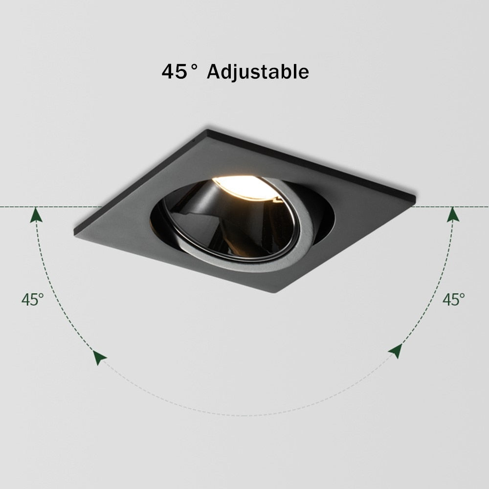 Modern Recessed Led Downlight Simple Led Ceiling Downlight Deep Anti-glare Indoor Led Spot Lighting For Home Office Stores Lamp