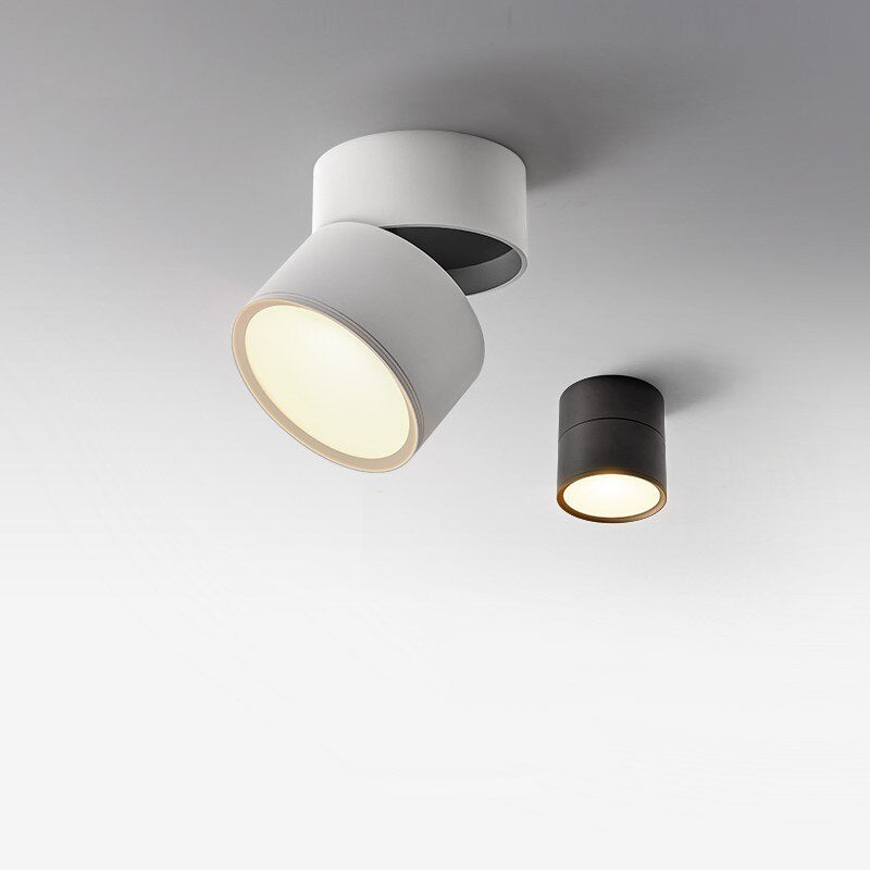 Dimmable Surface Mounted LED COB Downlight 7W/10W/15W/18WRotating LED Spot Light Ceiling Lamp with LED Driver AC110V/220V