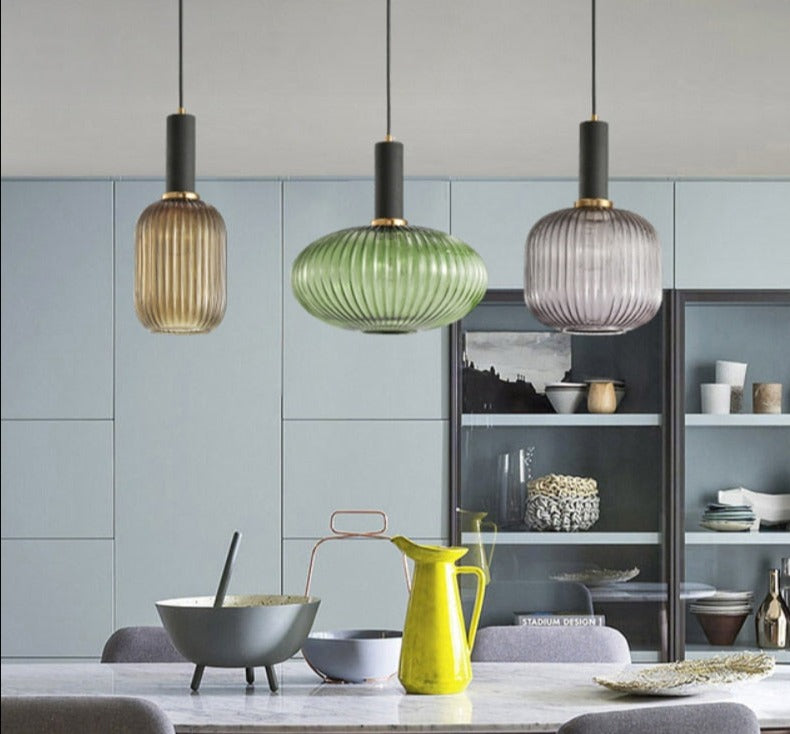 Modern Nordic Glass Pendant Lights Fixtures For Dining Room Bar Restaurant Deco Hanging Lamp Bedside Suspension Lighting