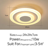 Modern Aisle LED Ceiling Lamp For Corridor stairs Entrance Attic Square indoor Lighting Minimalist Style Lights Kitchen Fixtures